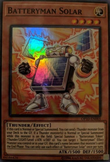 Batteryman Solar OTS Tournament Pack 10 Yu-Gi-Oh! card