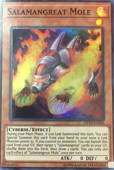 Salamangreat Mole OTS Tournament Pack 10 Yu-Gi-Oh! card