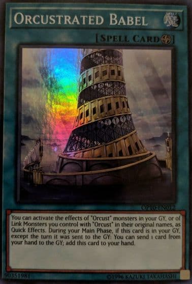 Orcustrated Babel OTS Tournament Pack 10 Yu-Gi-Oh! card