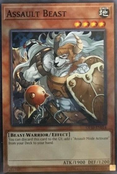 Assault Beast OTS Tournament Pack 10 Yu-Gi-Oh! card