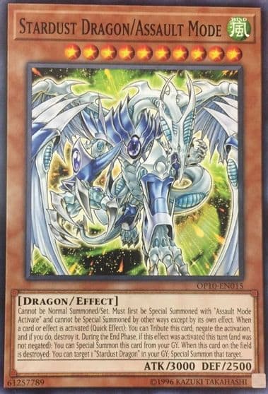 Stardust Dragon Assault Mode OTS Tournament Pack 10 Yu-Gi-Oh! card