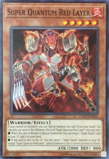 Super Quantum Red Layer OTS Tournament Pack 10 Yu-Gi-Oh! card