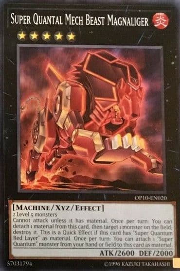Super Quantal Mech Beast Magnaliger OTS Tournament Pack 10 Yu-Gi-Oh! card