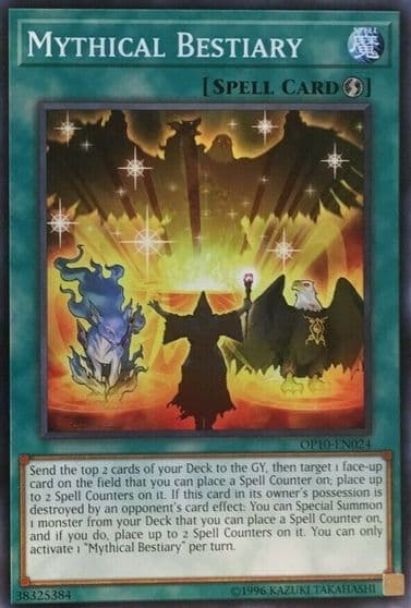 Mythical Bestiary OTS Tournament Pack 10 Yu-Gi-Oh! card