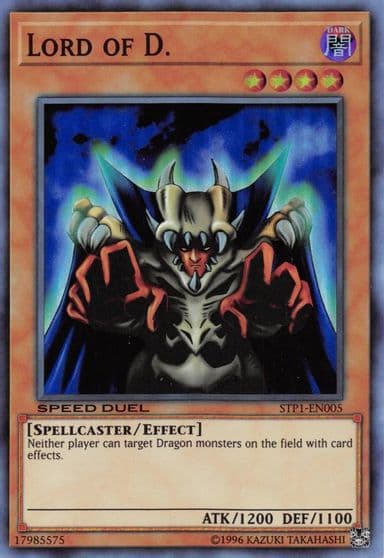 Lord of D Speed Duel: Tournament Pack 1 Yu-Gi-Oh! card