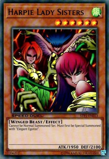Harpie Lady Sisters Speed Duel: Tournament Pack 1 Yu-Gi-Oh! card