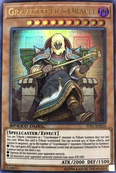 Gravekeepers Oracle Speed Duel: Tournament Pack 1 Yu-Gi-Oh! card
