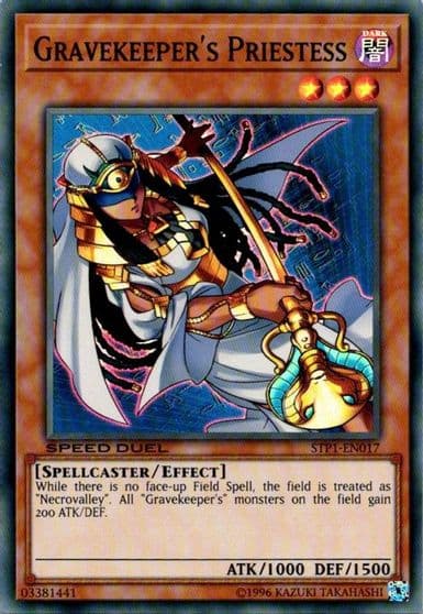 Gravekeepers Priestess Speed Duel: Tournament Pack 1 Yu-Gi-Oh! card