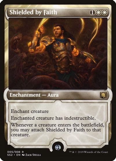 Shielded by Faith Signature Spellbook: Gideon Magic card