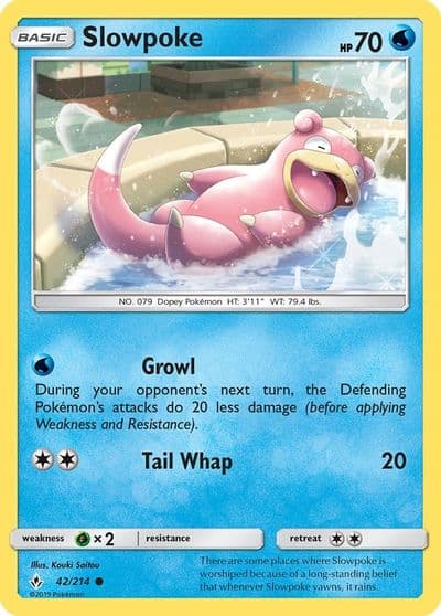Slowpoke SM - Unbroken Bonds Pokemon card