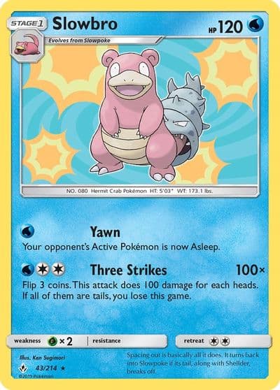 Slowbro SM - Unbroken Bonds Pokemon card