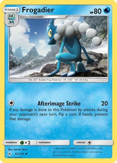 Frogadier SM - Unbroken Bonds Pokemon card