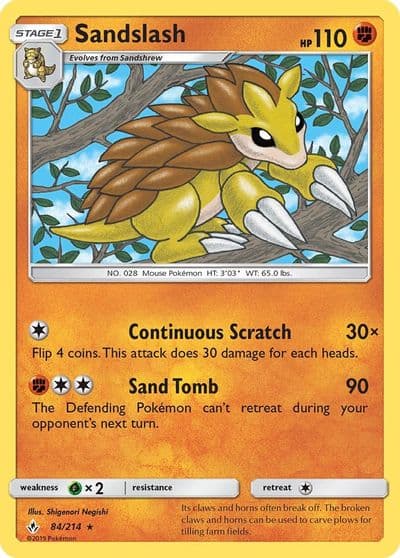 Sandslash SM - Unbroken Bonds Pokemon card