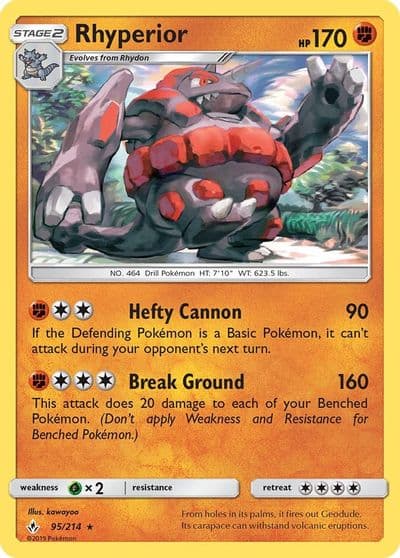 Rhyperior SM - Unbroken Bonds Pokemon card