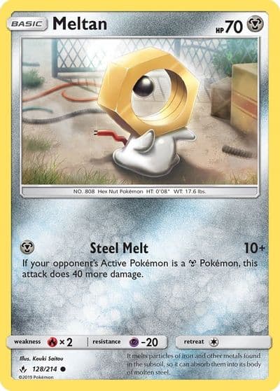 Meltan SM - Unbroken Bonds Pokemon card