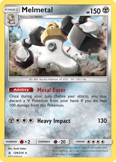 Melmetal SM - Unbroken Bonds Pokemon card