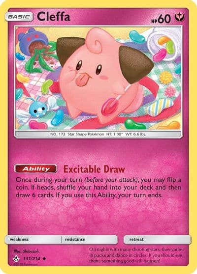 Cleffa SM - Unbroken Bonds Pokemon card