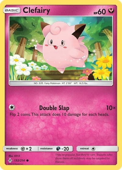 Clefairy SM - Unbroken Bonds Pokemon card