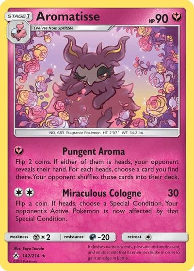 Aromatisse SM - Unbroken Bonds Pokemon card
