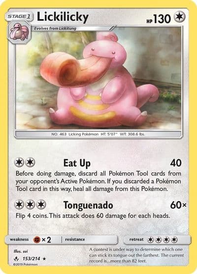 Lickilicky SM - Unbroken Bonds Pokemon card