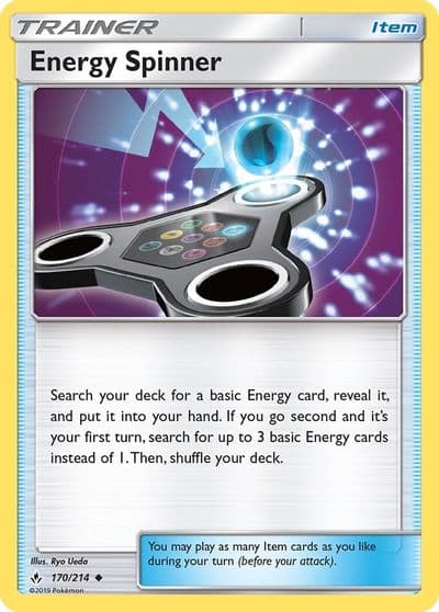Energy Spinner SM - Unbroken Bonds Pokemon card