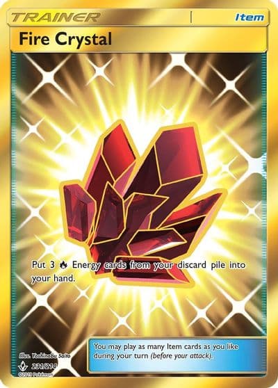 Fire Crystal (Secret) SM - Unbroken Bonds Pokemon card