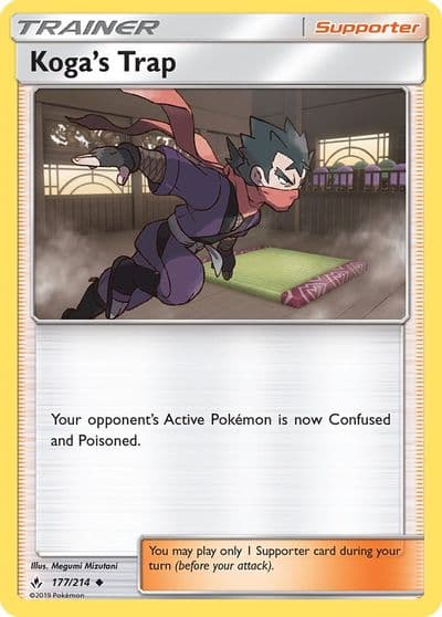 Koga's Trap SM - Unbroken Bonds Pokemon card