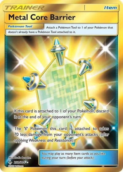 Metal Core Barrier (Secret) SM - Unbroken Bonds Pokemon card