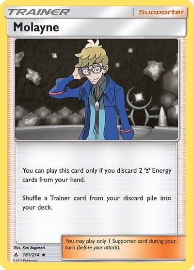 Molayne SM - Unbroken Bonds Pokemon card