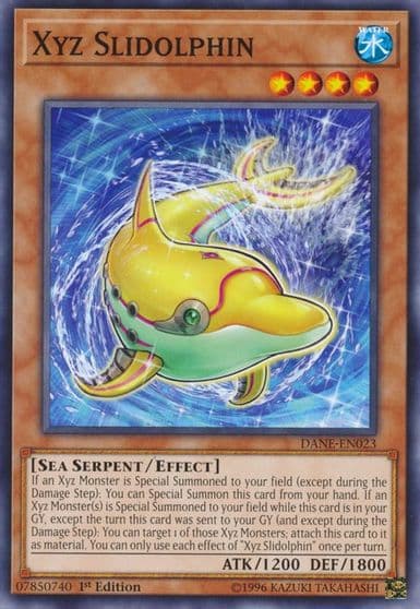 Xyz Slidolphin Dark Neostorm Yu-Gi-Oh! card