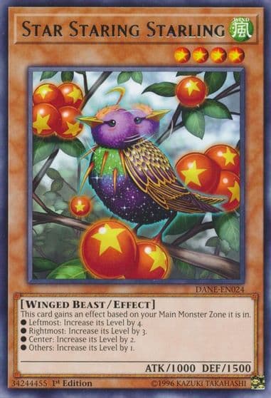Star Staring Starling Dark Neostorm Yu-Gi-Oh! card