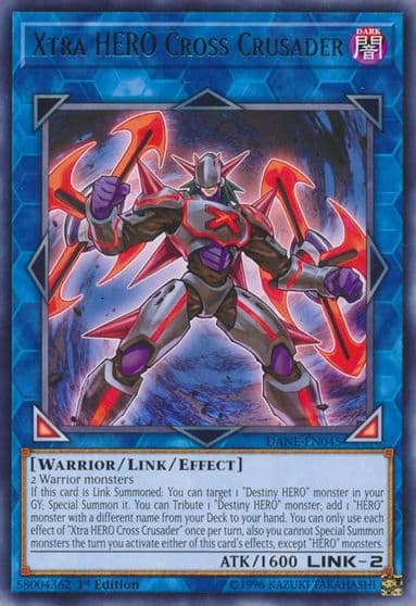 Xtra HERO Cross Crusader Dark Neostorm Yu-Gi-Oh! card