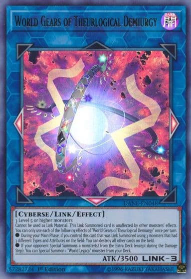World Gears of Theurlogical Demiurgy Dark Neostorm Yu-Gi-Oh! card