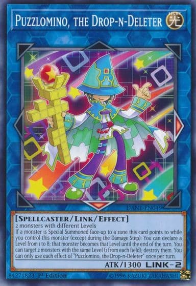 Puzzlomino the Drop n Deleter Dark Neostorm Yu-Gi-Oh! card
