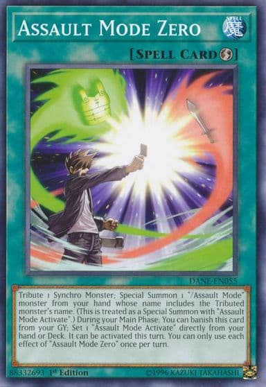 Assault Mode Zero Dark Neostorm Yu-Gi-Oh! card