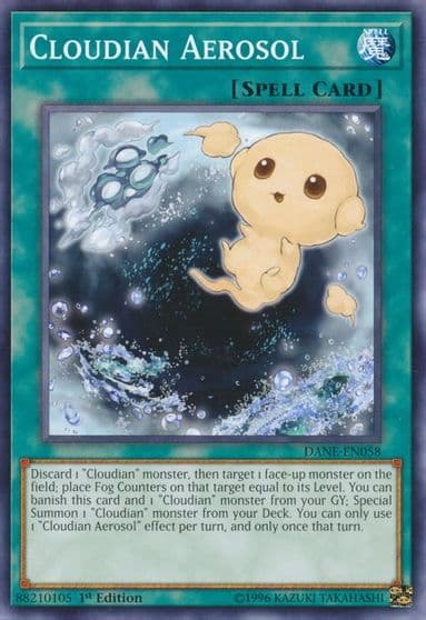 Cloudian Aerosol Dark Neostorm Yu-Gi-Oh! card