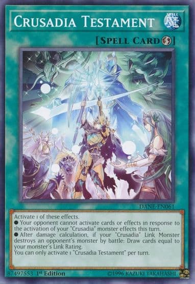 Crusadia Testament Dark Neostorm Yu-Gi-Oh! card
