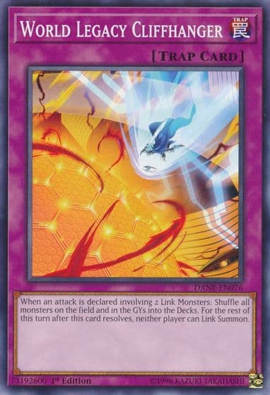 World Legacy Cliffhanger Dark Neostorm Yu-Gi-Oh! card