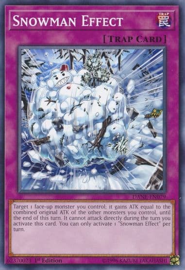Snowman Effect Dark Neostorm Yu-Gi-Oh! card