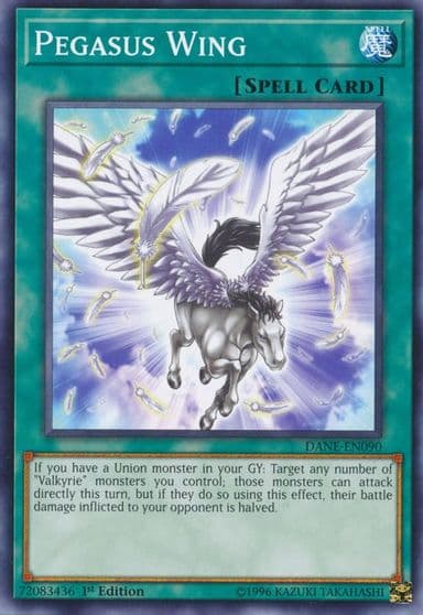 Pegasus Wing Dark Neostorm Yu-Gi-Oh! card