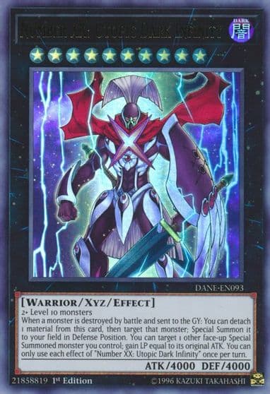 Number XX Utopic Dark Infinity Dark Neostorm Yu-Gi-Oh! card