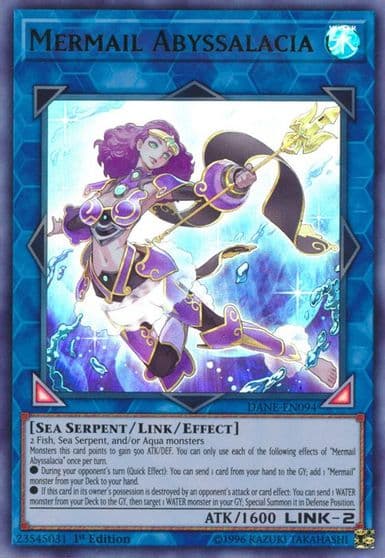 Mermail Abyssalacia Dark Neostorm Yu-Gi-Oh! card