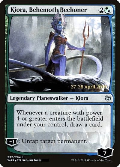 Kiora Behemoth Beckoner Prerelease Cards Magic card