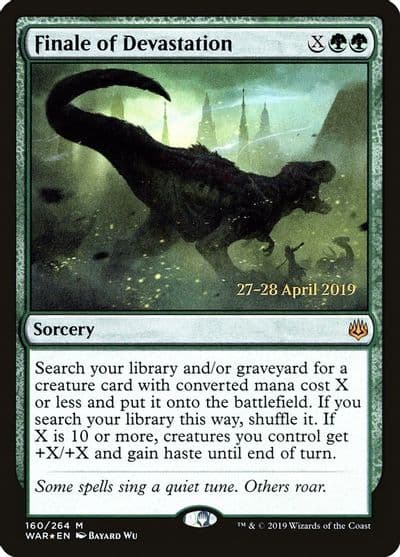Finale of Devastation Prerelease Cards Magic card