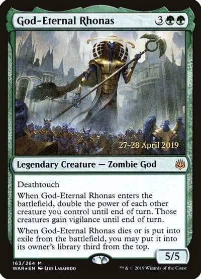 God Eternal Rhonas Prerelease Cards Magic card