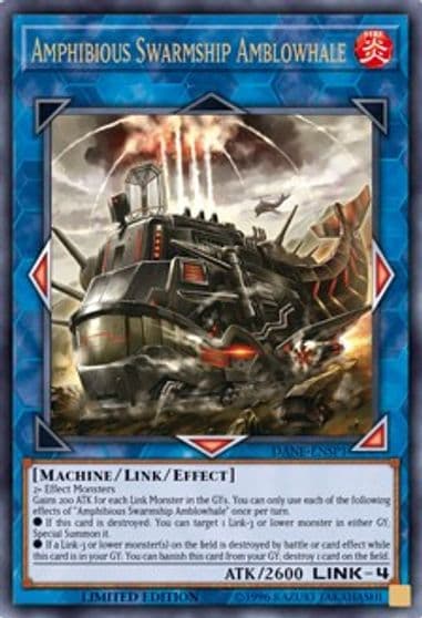 Amphibious Swarmship Amblowhale DANE ENSP1 Dark Neostorm Yu-Gi-Oh! card