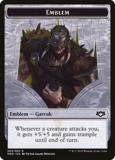 Emblem Garruk Apex Predator Mythic Edition: War of the Spark Magic card