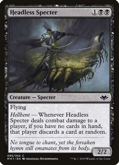 Headless Specter Modern Horizons Magic card