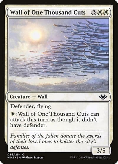 Wall of One Thousand Cuts Modern Horizons Magic card
