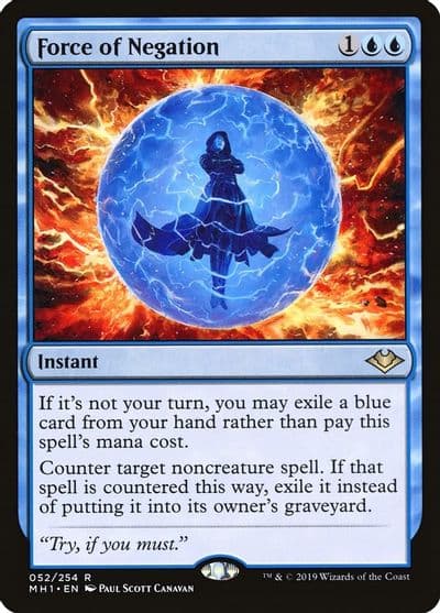 Force of Negation Modern Horizons Magic card
